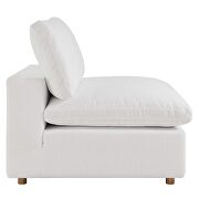 Down filled overstuffed 6-piece sectional sofa in pure white by Modway additional picture 10