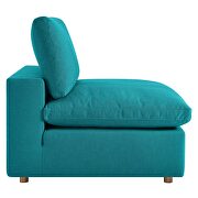 Down filled overstuffed 6-piece sectional sofa in teal by Modway additional picture 11