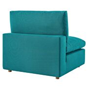 Down filled overstuffed 6-piece sectional sofa in teal by Modway additional picture 12