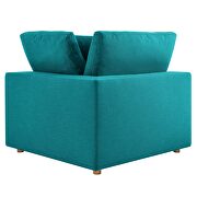 Down filled overstuffed 6-piece sectional sofa in teal by Modway additional picture 13
