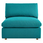 Down filled overstuffed 6-piece sectional sofa in teal by Modway additional picture 9