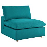 Down filled overstuffed 6-piece sectional sofa in teal by Modway additional picture 10