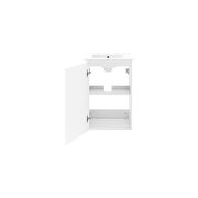 Wall-mount 18 bathroom vanity in white by Modway additional picture 5
