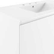 Wall-mount 36 bathroom vanity in white by Modway additional picture 3