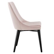 Pink finish performance velvet accent dining chairs - set of 2 by Modway additional picture 4