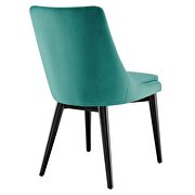 Teal finish performance velvet accent dining chairs - set of 2 by Modway additional picture 5