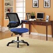 Mesh office chair in blue additional photo 2 of 6