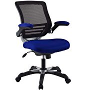 Mesh office chair in blue by Modway additional picture 7