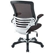 Mesh office chair in brown by Modway additional picture 3