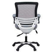 Mesh office chair in gray additional photo 4 of 9