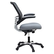 Mesh office chair in gray by Modway additional picture 9