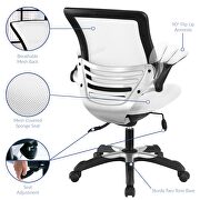Mesh office chair in white by Modway additional picture 2