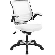 Mesh office chair in white by Modway additional picture 6