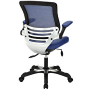 Vinyl office chair in blue by Modway additional picture 2