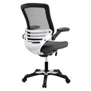 Vinyl office chair in gray by Modway additional picture 7