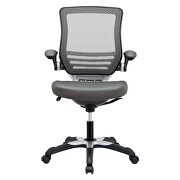 Vinyl office chair in gray by Modway additional picture 10