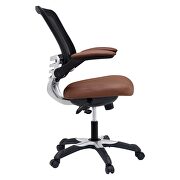 Vinyl office chair in tan by Modway additional picture 8