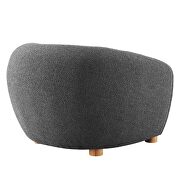 Gray finish boucle upholstered fabric chair by Modway additional picture 5