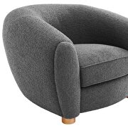 Gray finish boucle upholstered fabric chair by Modway additional picture 6