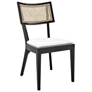 Black/ white finish wood dining chair set of 2 by Modway additional picture 7