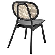 Wood dining side chair in black/ set of 2 by Modway additional picture 6