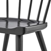 Black finish wood dining side chair set of 2 by Modway additional picture 3