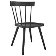Black finish wood dining side chair set of 2 by Modway additional picture 6