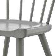 Light gray finish wood dining side chair set of 2 by Modway additional picture 3