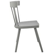 Light gray finish wood dining side chair set of 2 by Modway additional picture 8