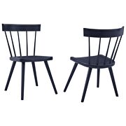 Midnight finish wood dining side chair set of 2 by Modway additional picture 4