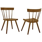 Walnut finish wood dining side chair set of 2 by Modway additional picture 4