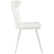 White finish wood dining side chair set of 2 by Modway additional picture 8