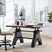 Crank adjustable height conference / office table by Modway additional picture 5