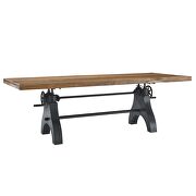 Crank adjustable height conference / office table by Modway additional picture 2