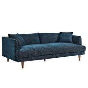 Upholstered polyester fabric sofa in mid-century design by Modway additional picture 3