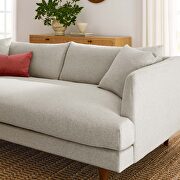 Upholstered polyester fabric sofa in mid-century design by Modway additional picture 2