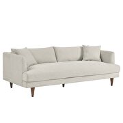 Upholstered polyester fabric sofa in mid-century design by Modway additional picture 4