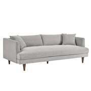 Upholstered polyester fabric sofa in mid-century design by Modway additional picture 3