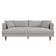 Upholstered polyester fabric sofa in mid-century design by Modway additional picture 8