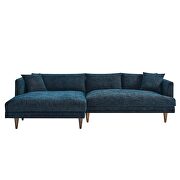 Mid-century sectional in polyester, left-facing by Modway additional picture 5