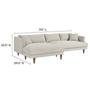 Mid-Century Polyester Sectional, Left-Aligned by Modway additional picture 7