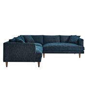 Mid-century l-shape polyester sectional by Modway additional picture 3