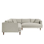 Mid-century l-shape polyester sectional sofa by Modway additional picture 3