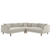 Mid-century l-shape polyester sectional sofa by Modway additional picture 5