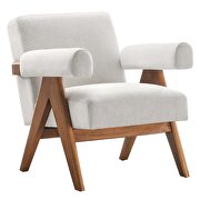 Set of 2 stylish ivory fabric armchairs by Modway additional picture 4