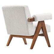 Set of 2 stylish ivory fabric armchairs by Modway additional picture 6