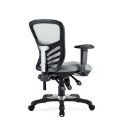 Mesh office chair in gray additional photo 4 of 10
