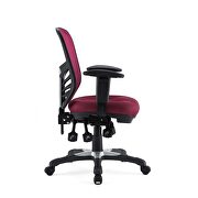 Mesh office chair in red by Modway additional picture 7