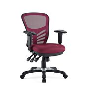 Mesh office chair in red by Modway additional picture 10