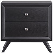 Rich mid-century design nightstand in black by Modway additional picture 4